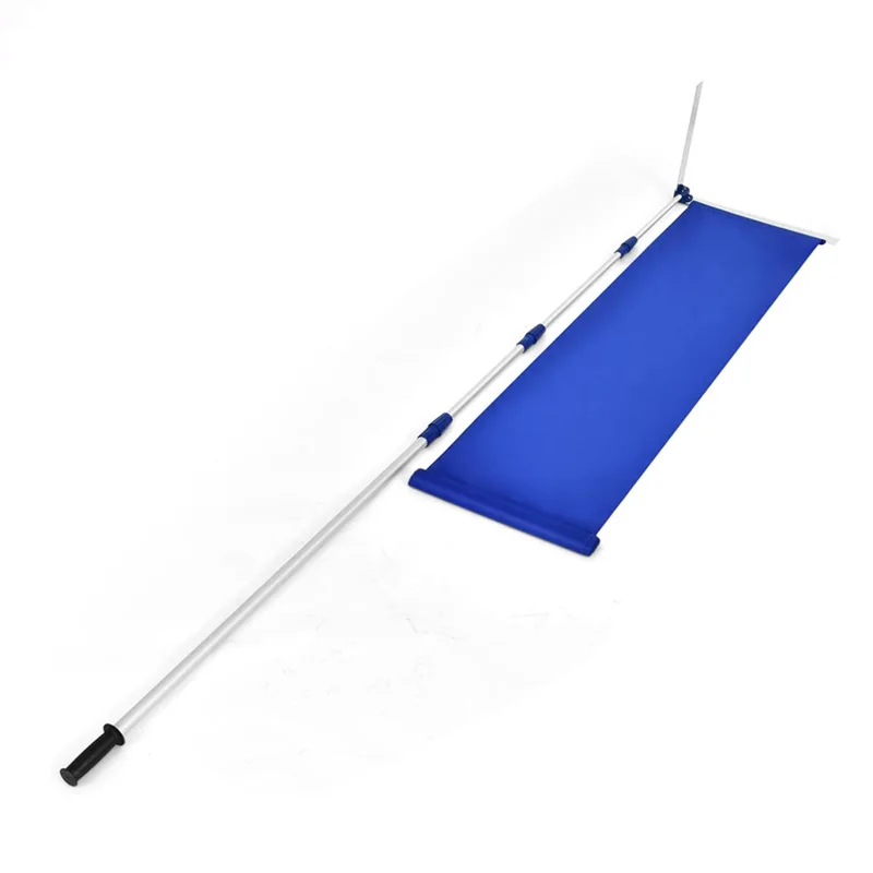 Roof snow removal tool Oxford cloth scraping shovel, telescopic snow shovel long handle rake