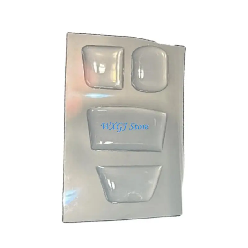 

37JE 4 Piece Vehicle Control Button Guards Flexible Epoxy Coating Bubble Easy Application Decorative for Car XC90