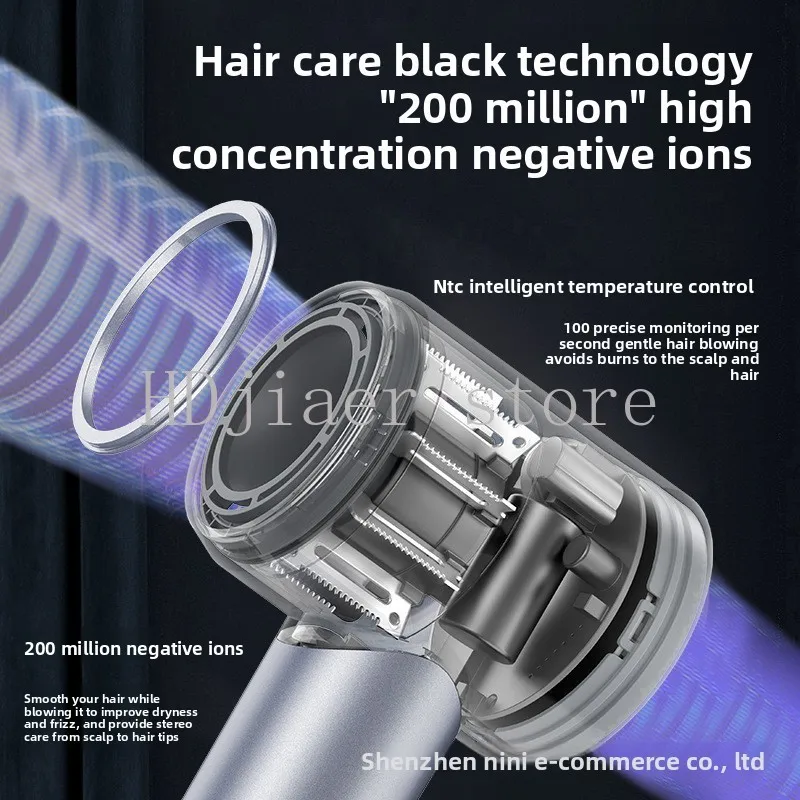 

High-speed hair dryer bladeless negative ion quick drying does not hurt hair 110,000 turn