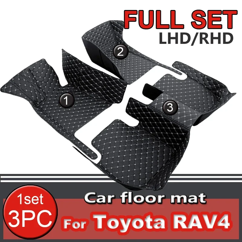 

Car Floor Mats For Toyota RAV4 RAV 4 XA50 2019 2020 2021 2022 Carpet Luxury Leather Mat Car Accessories Auto Rugs