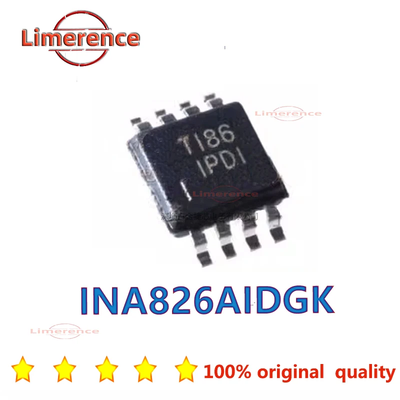 Original new INA826AIDGK INA826AIDGKR IPDI MSOP-8 integrated circuit chip