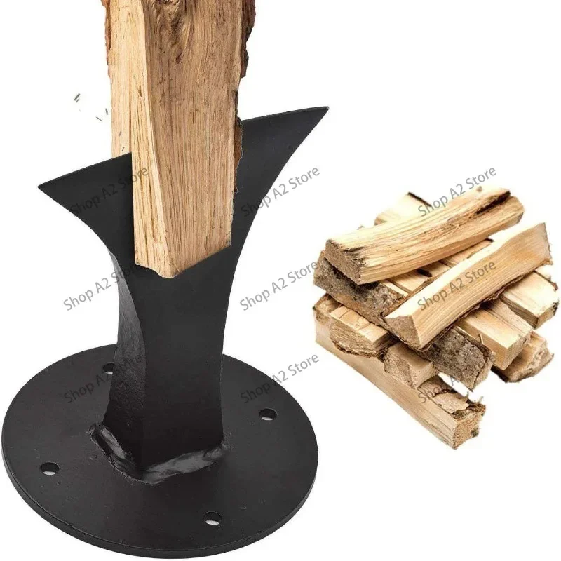 Manual Wood Splitter, Portable Firewood Log Splitter for Outdoor, Home Fireplace Kindling Splitting Tool