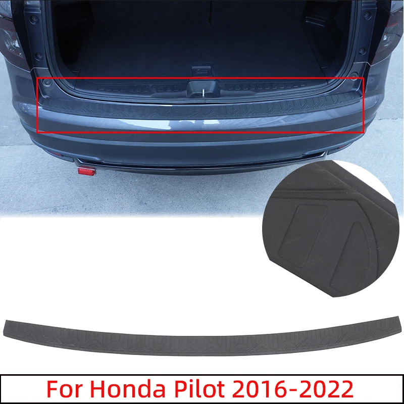 For Honda Pilot 2016 2017 2018-2022 tailgate external guard car rear bumper guard exterior modification accessories silicone