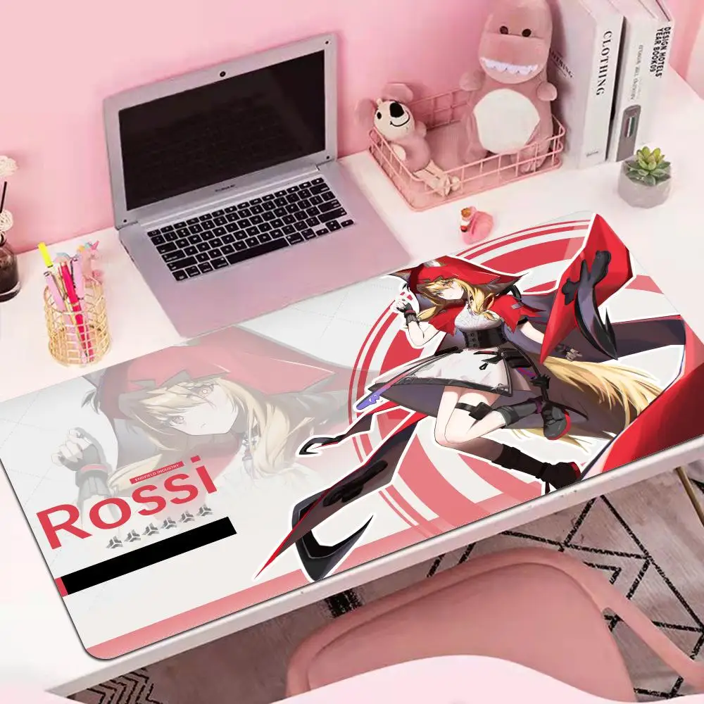 XXL HYBXAXC Arknights Endfield Rossi Mouse Pad Large Cute Anime Keyboard Pads Gamer Mausepad Student Writing 400x900mm Desk Mat