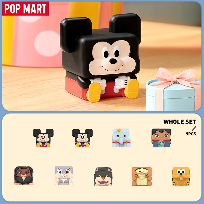 POP MART Disney Classics POP CUBE-1 Serie Figuren 1PC/9PCS POPMART Blind Box Niedliche Figur Spielzeug Action Figur
