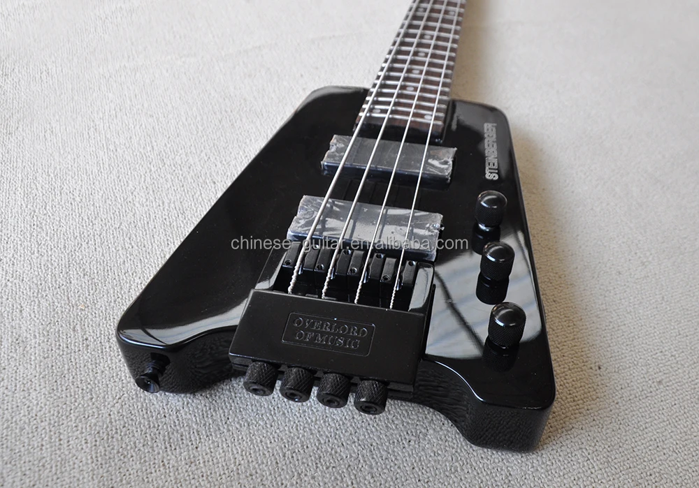 Flyoung 4 Strings Electric Bass Guitar professional Bass Guitar Headless Electric bass guitar