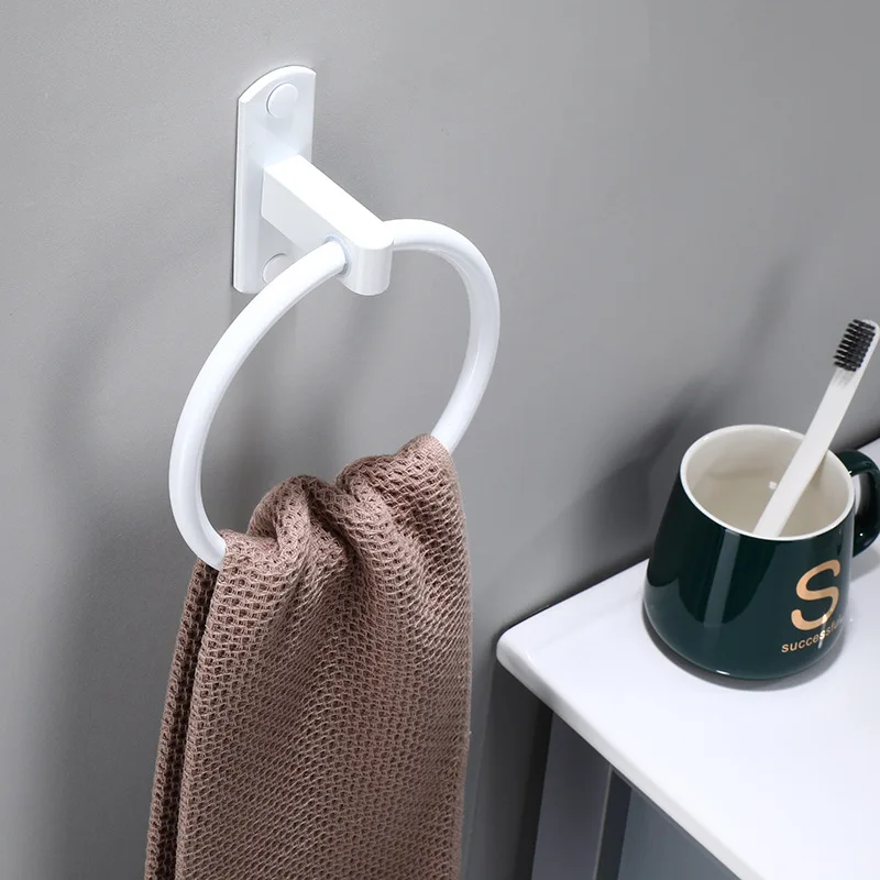 Portasciugamani Portasciugamani da parete Portasciugamani bianco Portasciugamani da bagno in alluminio Porta asciugamani da bagno