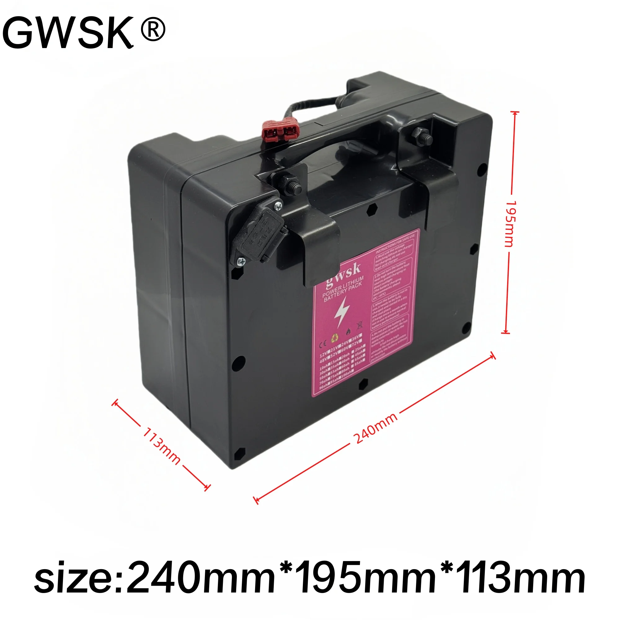 .بطارية كرسي متحرك عالمية 24V20AH-33AH، بسعة حقيقية 100%، تدعم الاختبار، وتأتي مع ضمان الجودة #5