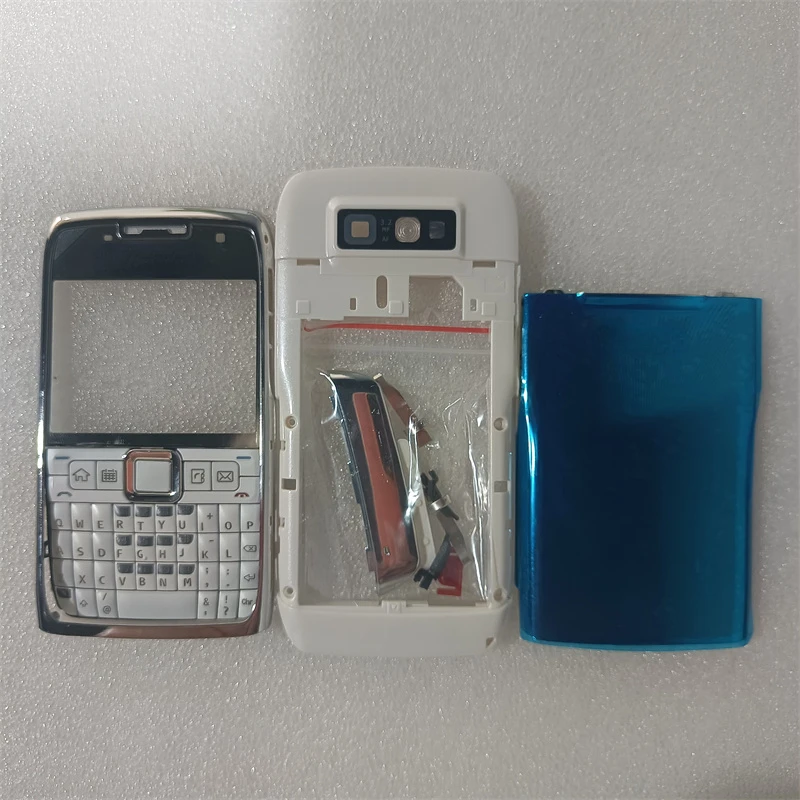 For Nokia E71 Full Mobile Phone Housing Cover Case+English Keypad Replacement Parts