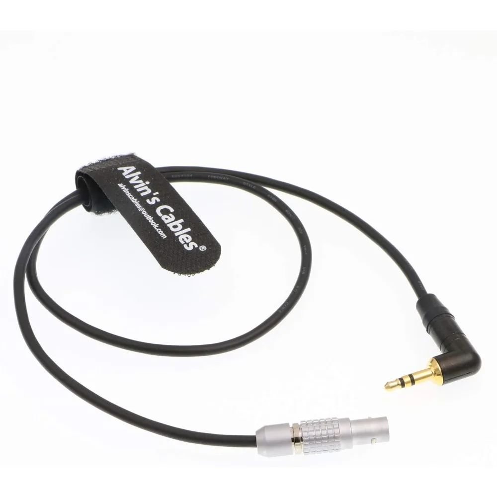 

Alvin's Cables Audio Cable for ARRI Mini LF Camera 6 Pin Male to 3.5mm TRS Right Angle