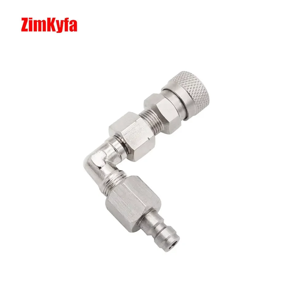 HPA GAS Foster Quick Disconnect AIR CO2 QC02 M10 NPT BSP G1/8" Füllnippel Stecker/Buchse Adapter Kopplerstecker 8mm