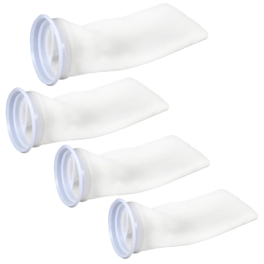 

4 Pcs Aquarium Sump Fish Tank Filter Bag Filtering Tools Mesh Sink Strainer Cotton