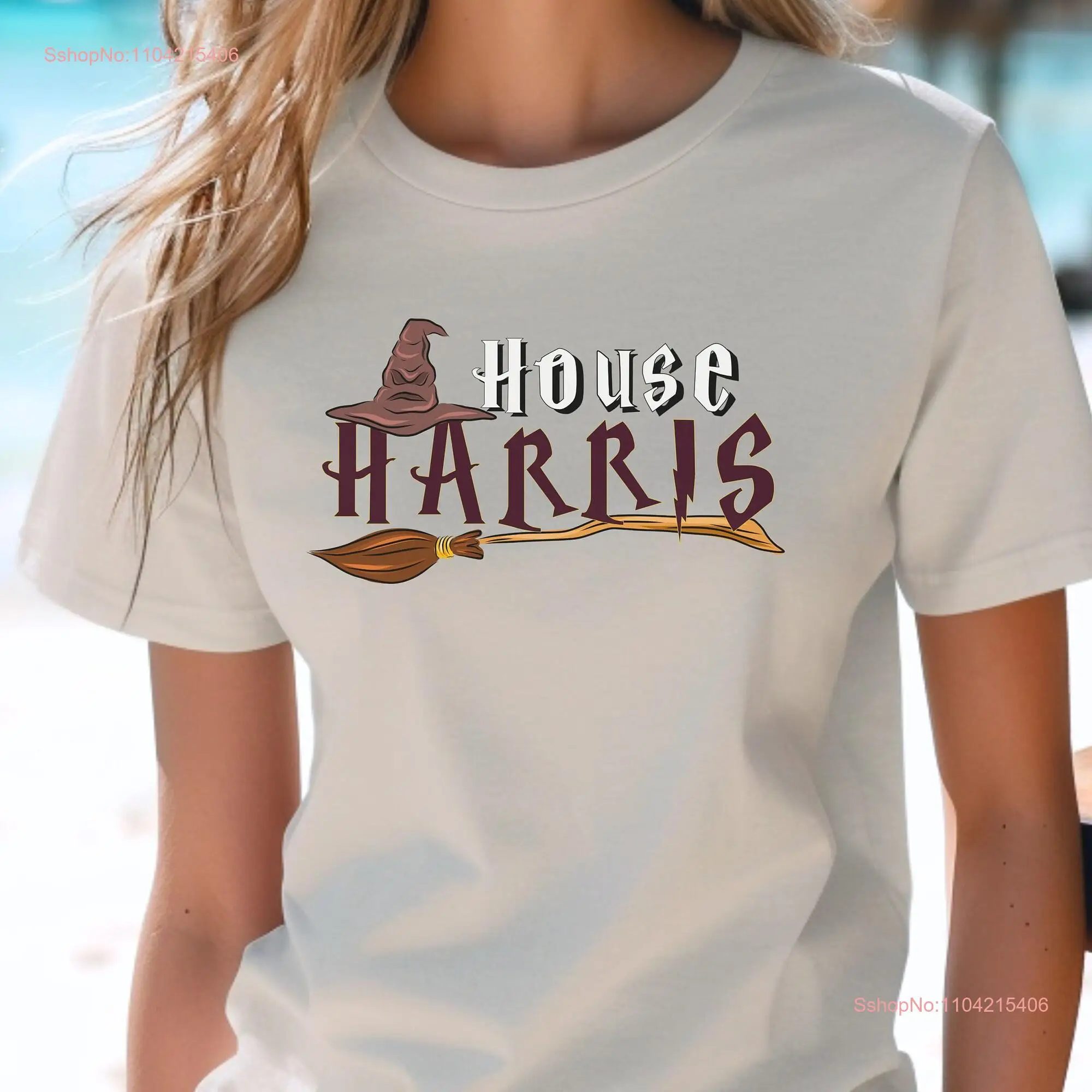 House Harris Funny Election T Shirt Kamala 2024 Vote Bella Canvas long or short sleeves