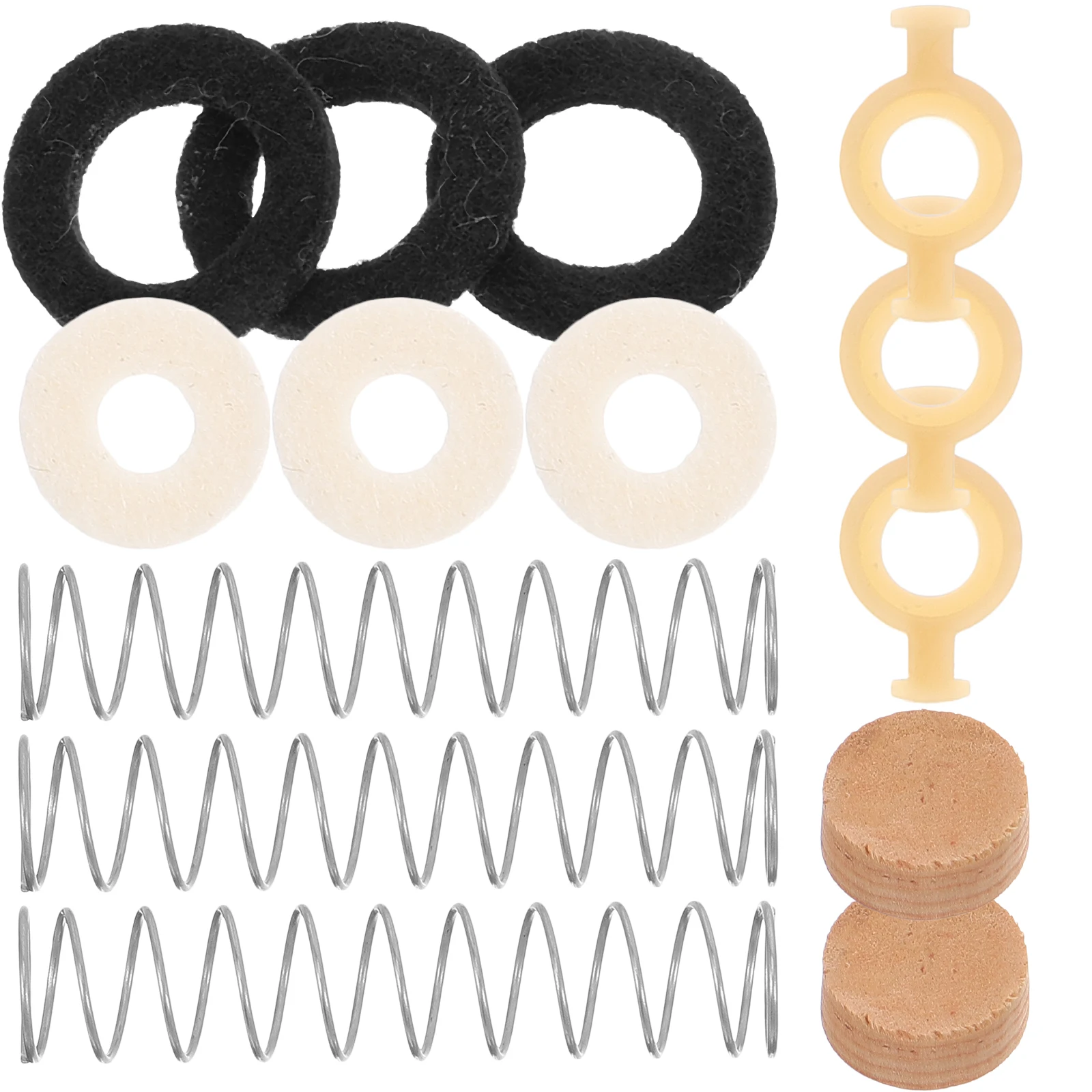 

Trumpet Repair Tools Felt Washer Valve System Replacement Parts Spring Musical Instruments Accessories Brass Instrument