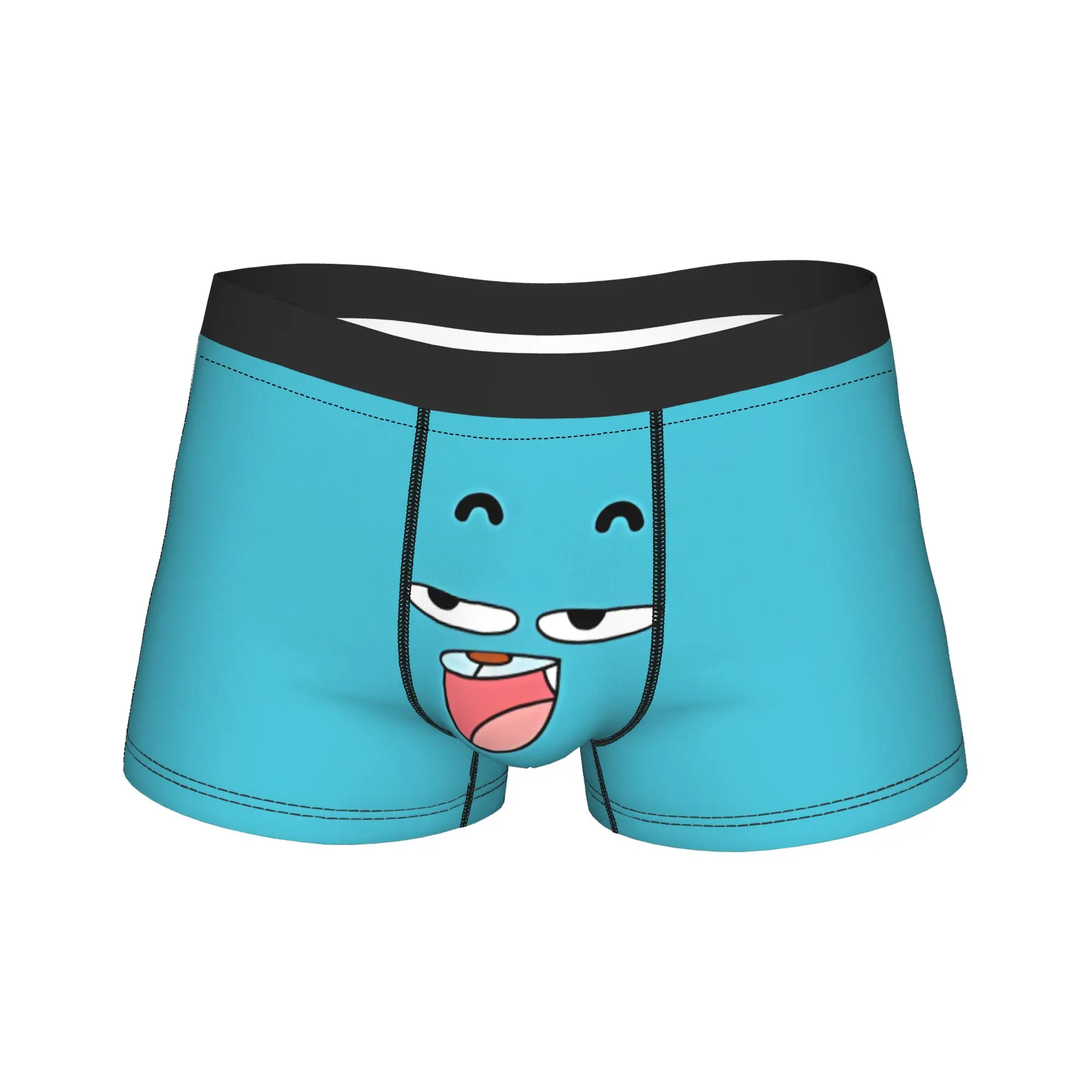 Gumball Gum Ball Watterson Amazing Cartoon Underwear  Male Underpants Printing Novelty Trunk High Quality Shorts Briefs Big Size