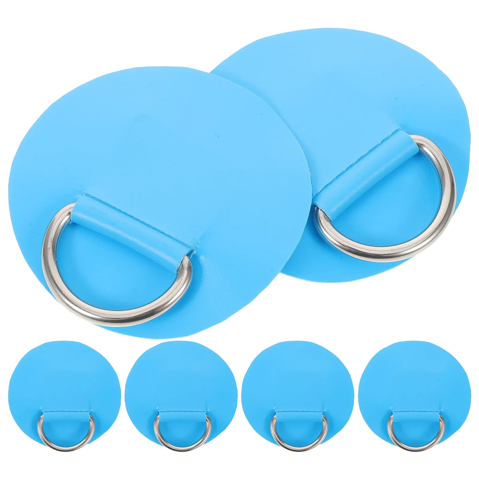 

6Pcs Kayak D Rings Heavy Duty D Buckle Patches for Inflatable Paddleboard Surfboard Canoe Fishing Kayak Accessories Boat Elastic