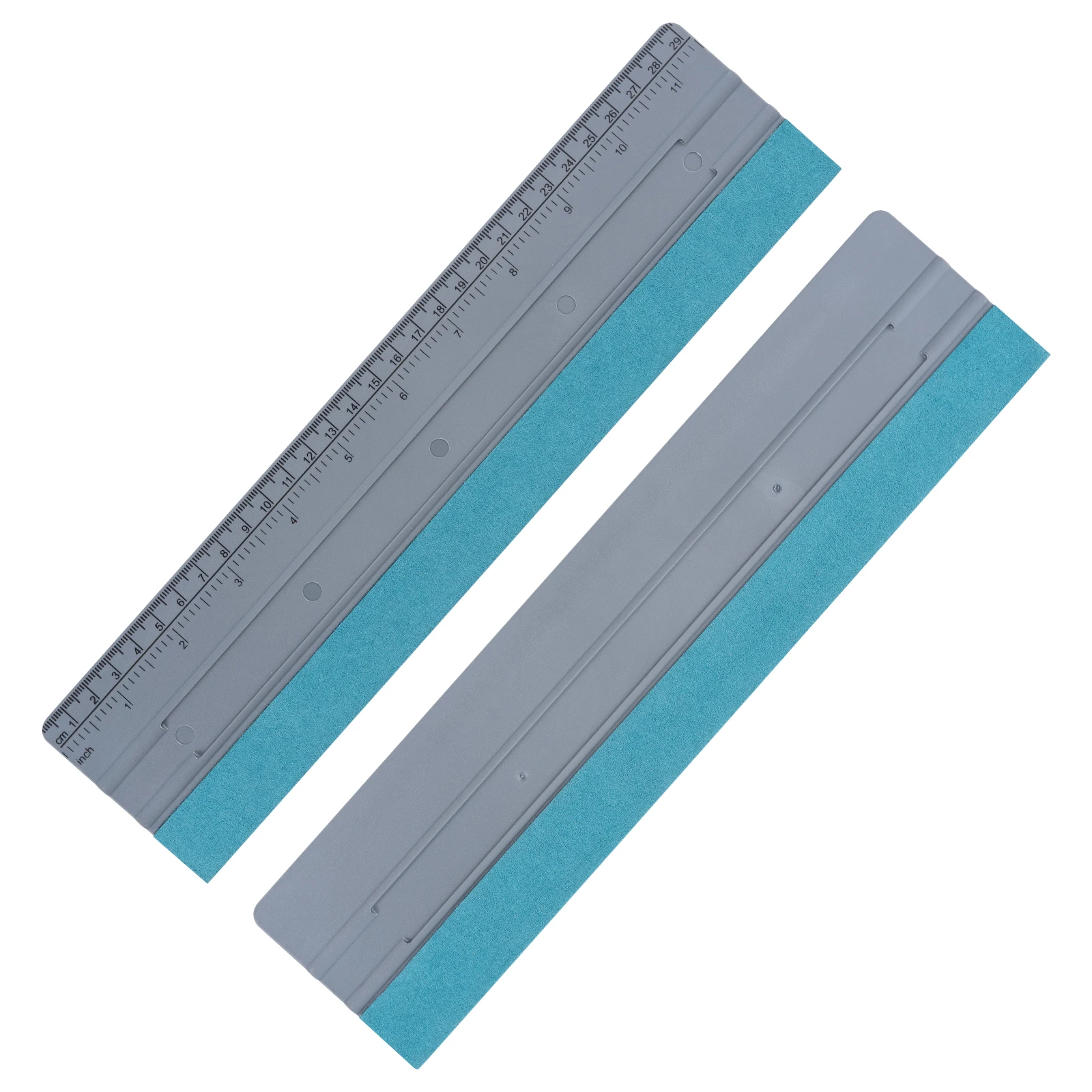 Felt Edge Squeegee With Scale Ruler Anti Scratch Car Vinyl Wrap Window Tint Film Scraper Bubble Free Wrapping Application Tool