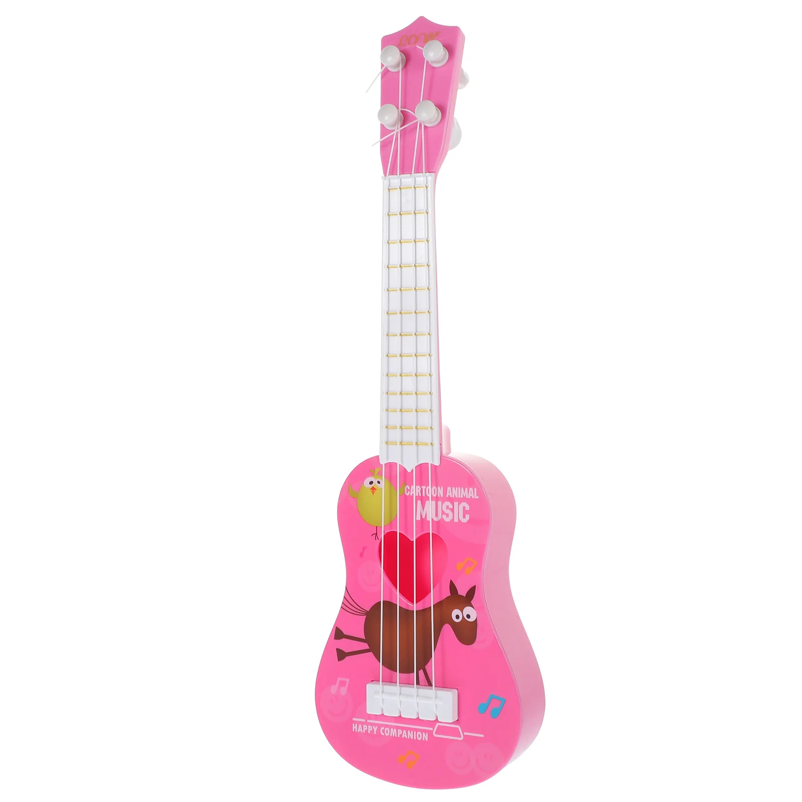 Ukulele de musique portable pour enfants, teinté coloré, JEMusical, étudiant