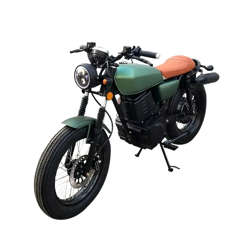 Pengontrol Kecepatan Sepeda Motor Listrik Bertenaga Gaya Baru 2025 Cafe Racer Sepeda Motor Offroad