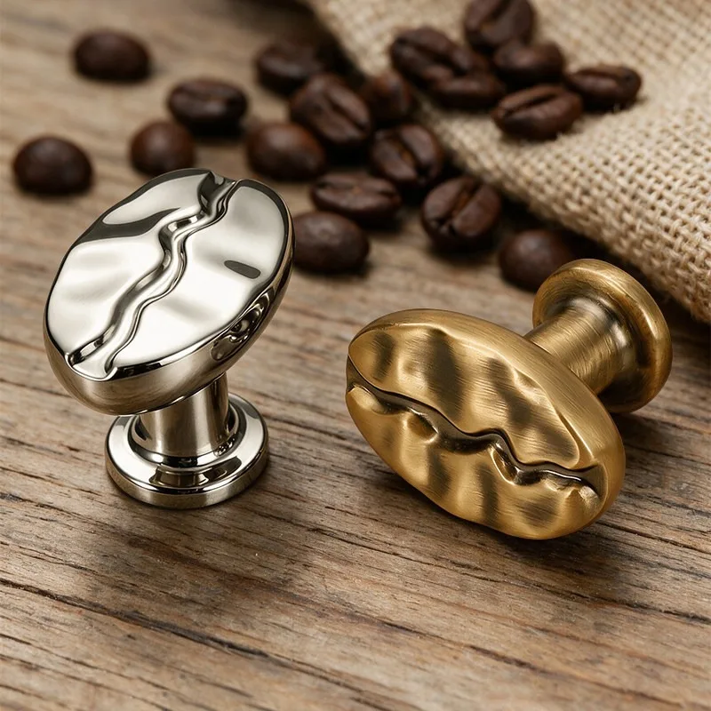 New Chinese Style Cabinet Door Handle, French Retro Wardrobe Furniture Door Handle, Single Hole Cabinet Drawer Handle