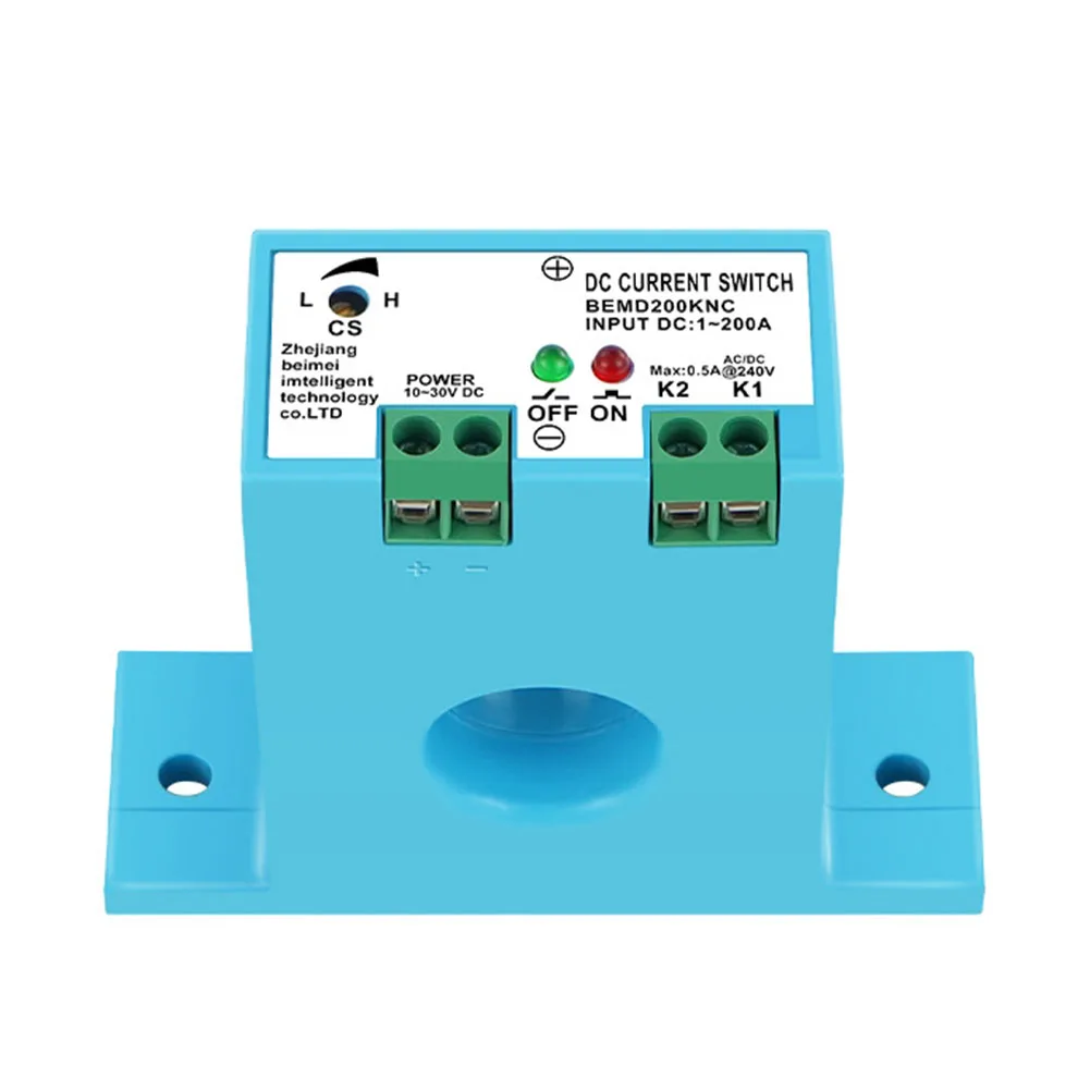Innovative DC Sensor Relay with Perforated Isolation Type Design for Accurate Current Monitoring and Switching Signal Output