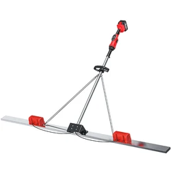 Electric Concrete Polisher level Floor Vibration Ruler Mortar Vibrator Screed Concrete Leveling Machine 21V 1m-2m