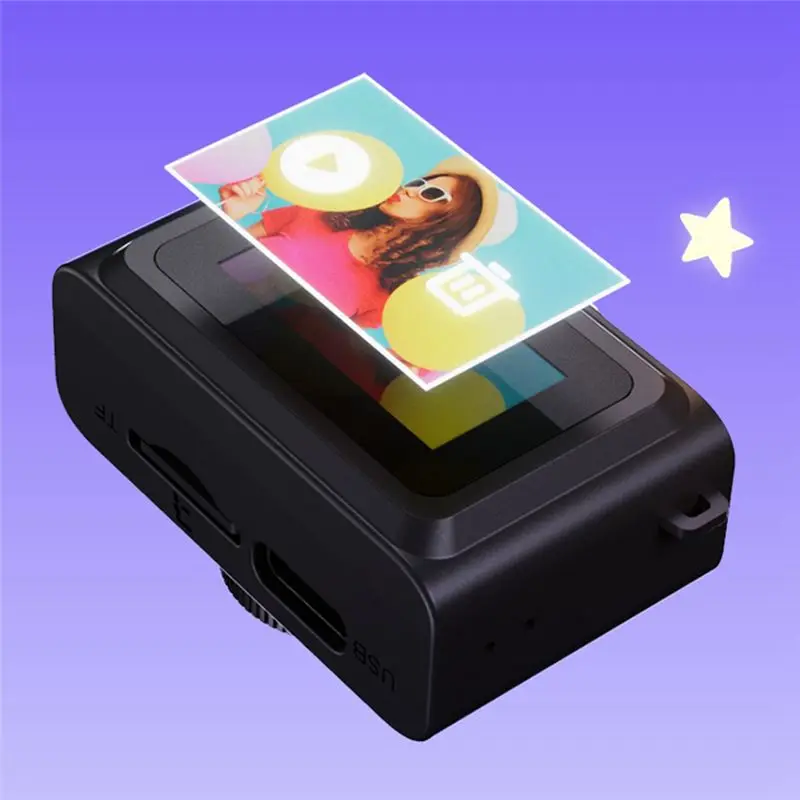 【CRAFTSMANSHIP 】School Life Memory Digital Camera 1080P HD Mini Retro Thumb Camcorder Portable Videography Device For Students G