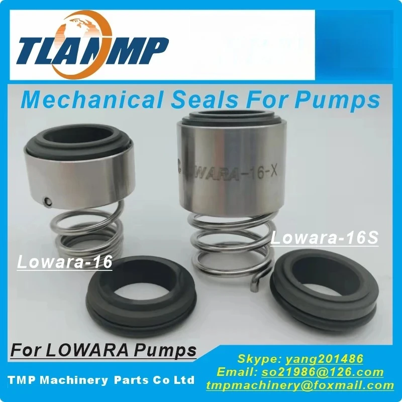 LWL-16S , LWL-16-X Balance type Mechanical Seals (Shaft size 16/20mm) for LO-WARA e-SV , For EBA-RA EVMSG5 Series Pumps