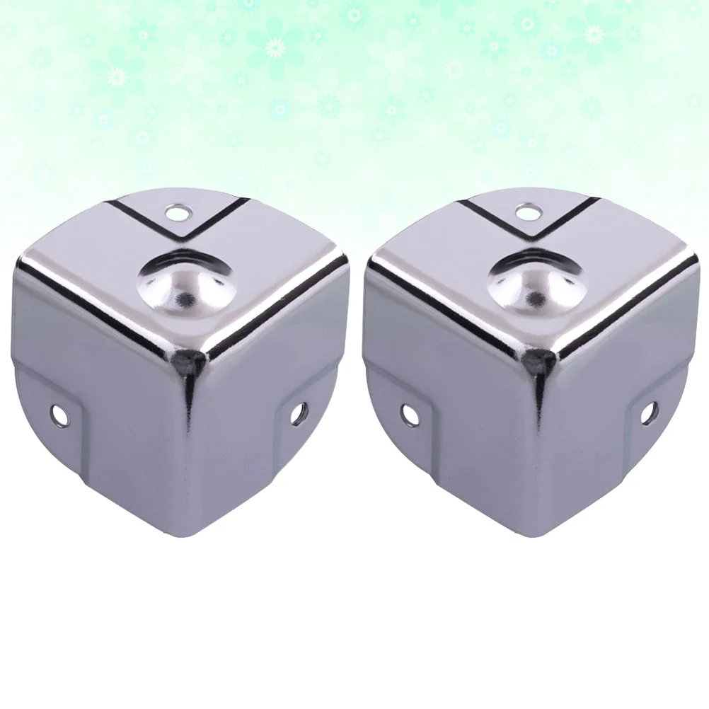 

4pcs Stainless Steel Corner Protector Angel Shape Retro Box Wrap Corner Desk Table Edge Guard For Jewelry Case Worktops