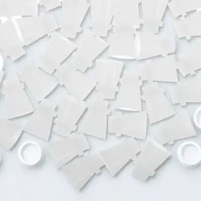 50 قطعة فوهات النار البلاستيك البوق الفم 1 كجم خفيفة الوزن حجم صغير استبدال طفاية الفوهات استبدال أجزاء #6