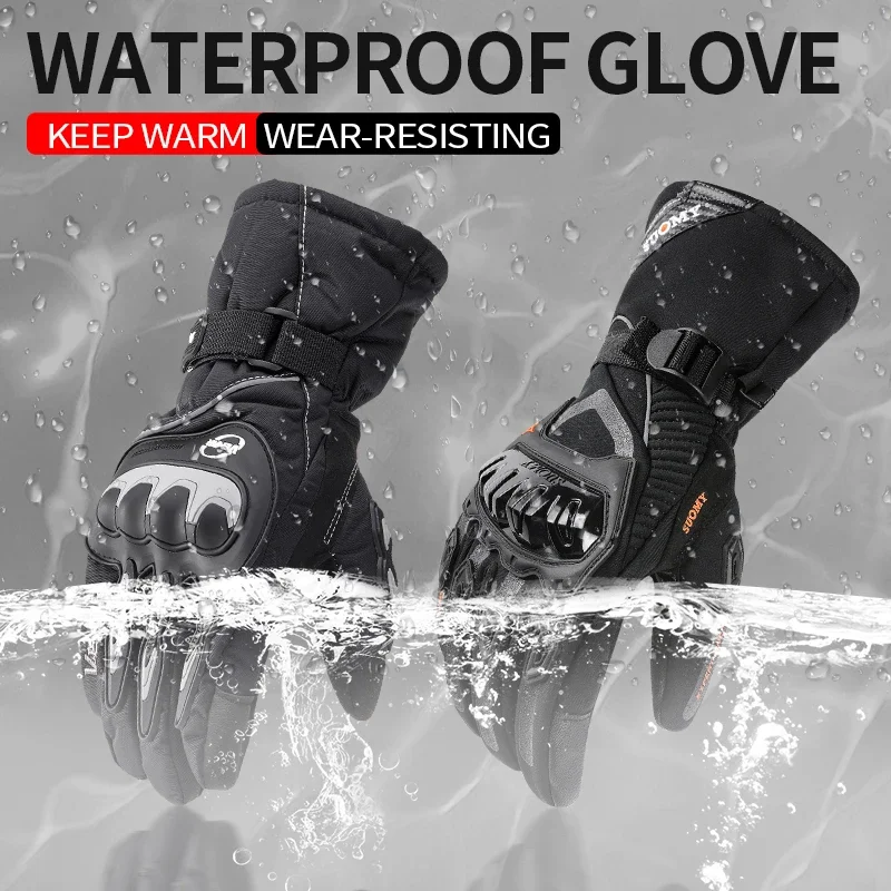 

Winter Gloves Series Waterproof Cycling Luvas Windproof Outdoor Sport Ski Guantes Bike Scooter Riding Motorcycle Warm Gloves