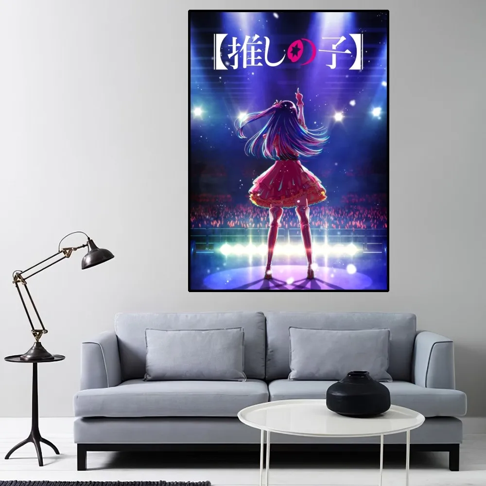 Oshi no Ko Anime Poster Home Room Decor Livingroom Bedroom Aesthetic Art Wall Painting Stickers