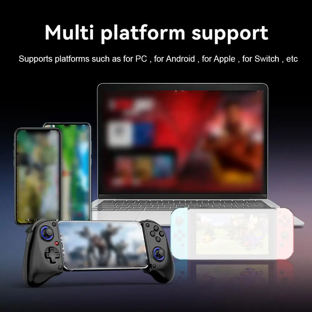 Stretch Game Controller Gamepad Hall Trigger For Switch Macro Programming PC Android IOS Bluetooth For XBOX Streaming F8D8