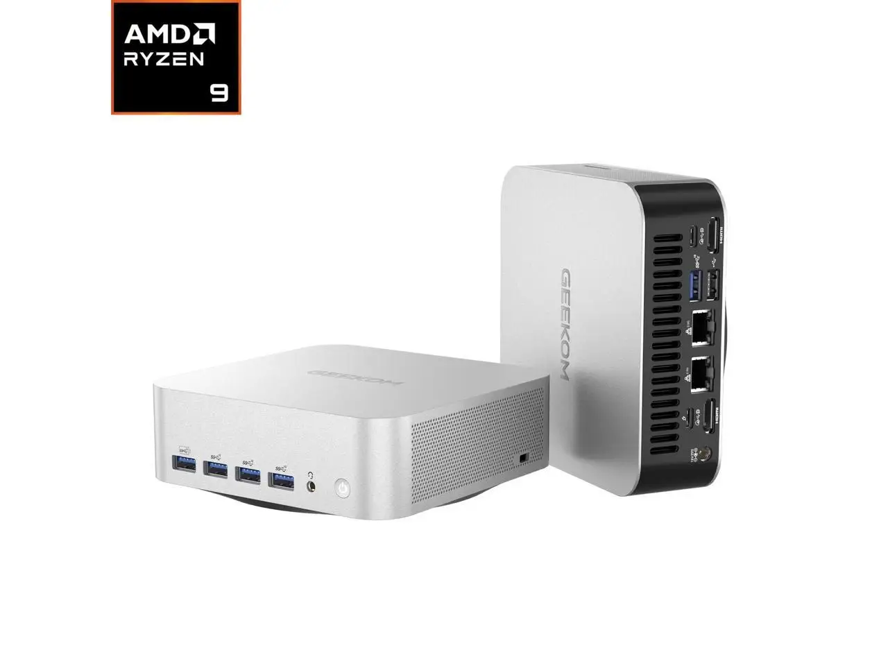 Geekom Mini Pc A8 Max Amd Ryzen 9 8945Hs 32Gb Ddr5 1Tb Ssd Amd Radeon 780m Windows 11 Pro