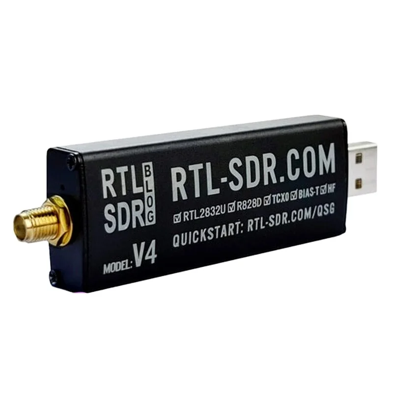 RTL-SDR Blog V4 R828D RTL2832U 1PPM Original Software Radio Receiver SDR