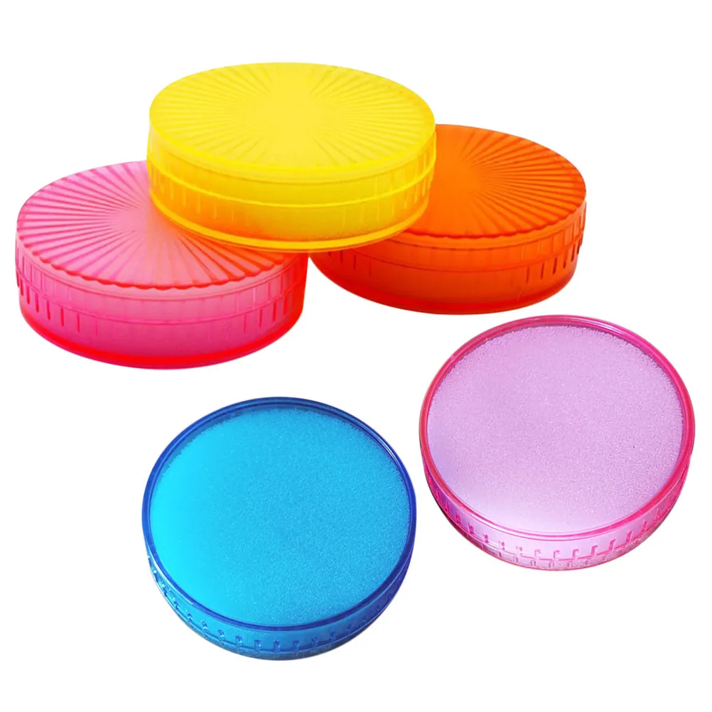 5pcs Money Counting Sponge Moistener for Office Accounting Non Slip Fingertip Tool Finger Moisture for Cash Bank and Store Use
