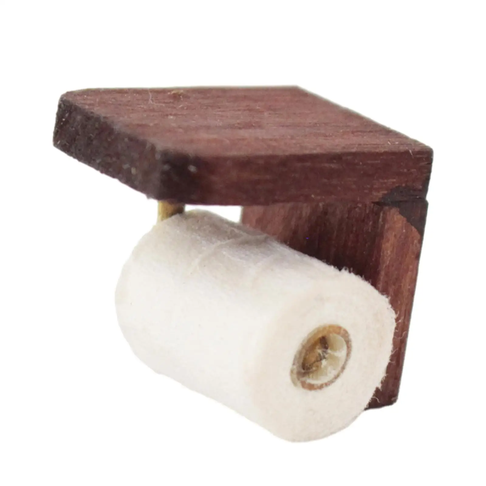 1:12 poppenhuis toiletpapier standaard miniatuur ambacht voor scène decor