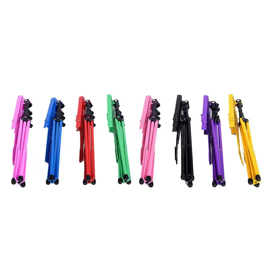 High Quality Metal Folding Sheet Music Stand Holder Tripod Foldable Non-slip rubber feet Adjustable Music Stand