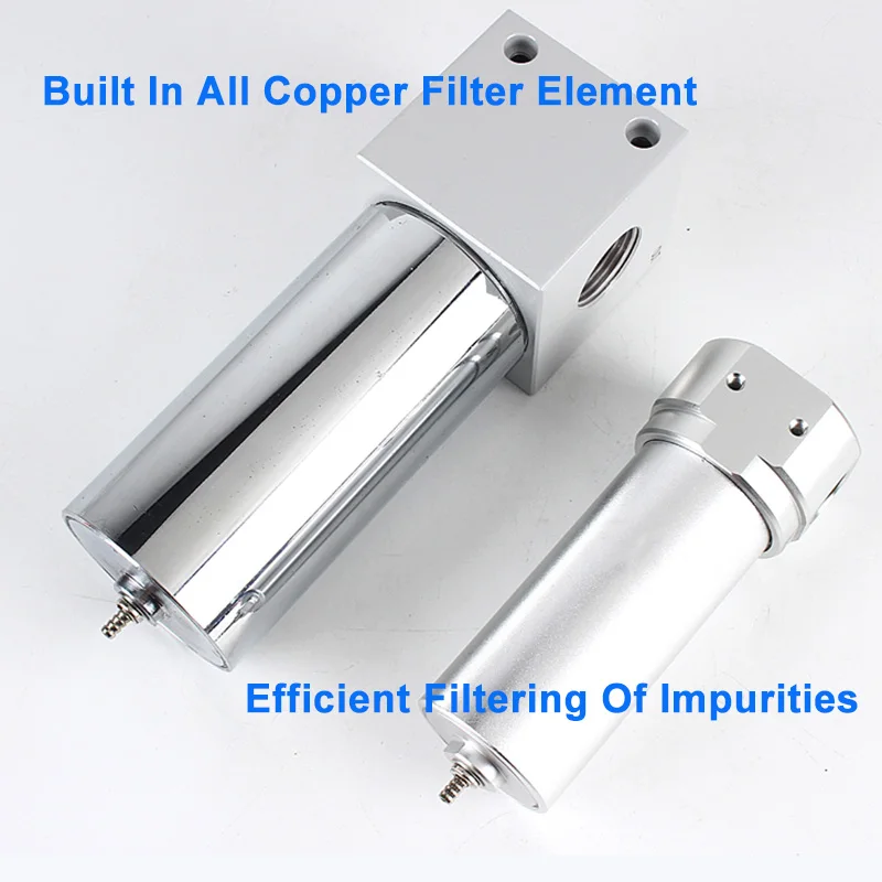 Пневматический воздушный фильтр высокого давления для разделения масла и воды QSLH-15/25--4MPA Воздушный компрессор Процессор источника воздуха