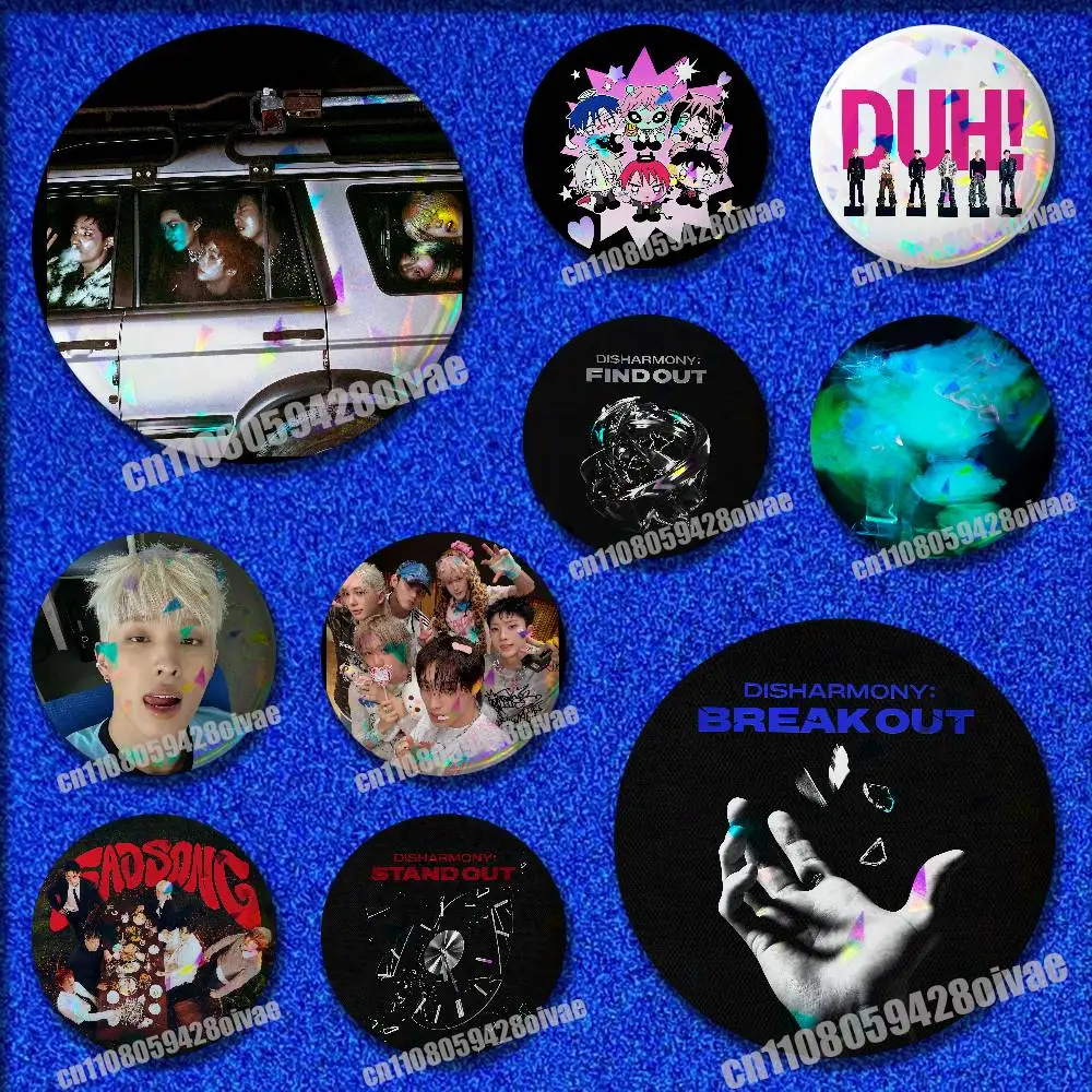 For Killin It UNIQUE Pins Insignia Badge Cover Emblem Round Ornament 75mm P-P1Harmony Pin Cosplay Brooch Button