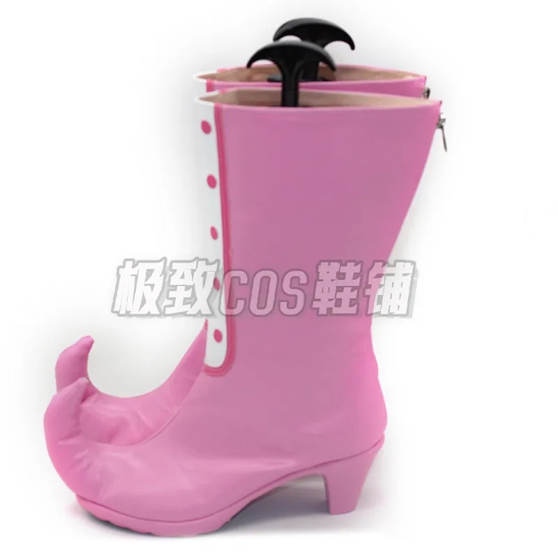 Harukaze Doremi Cosplay Shoes Halloween Carnival Boots PU Shoes  Anime Magical DoReMi Cosplay Props Custom Made