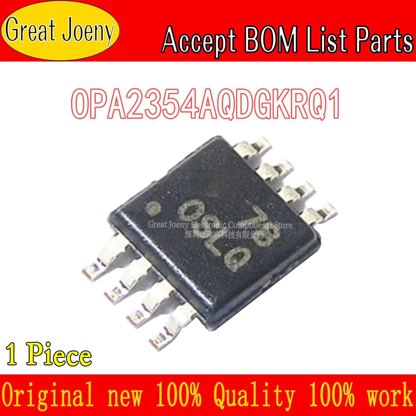 100% New Original OPA2354AQDGKRQ1 OSLQ OPA2354 IC Chipset VSSOP-8