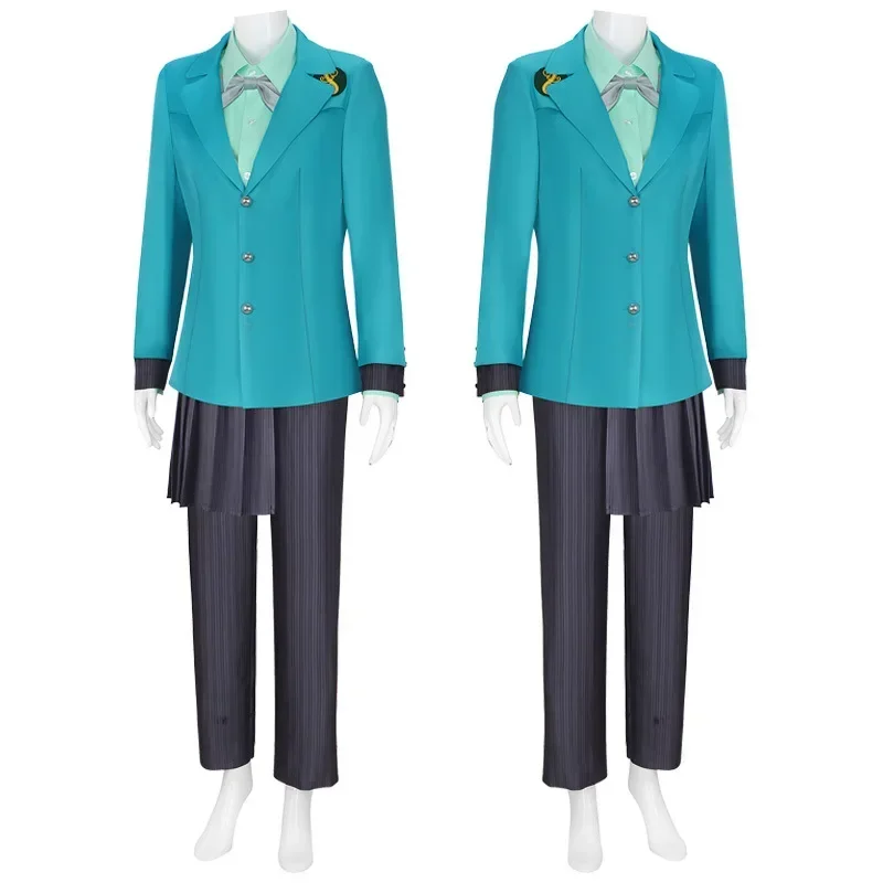 

Movie Wicked School Uniform Blue Outfits Suit Performance Uniform Halloween Carnival Role Play Uniform For Women