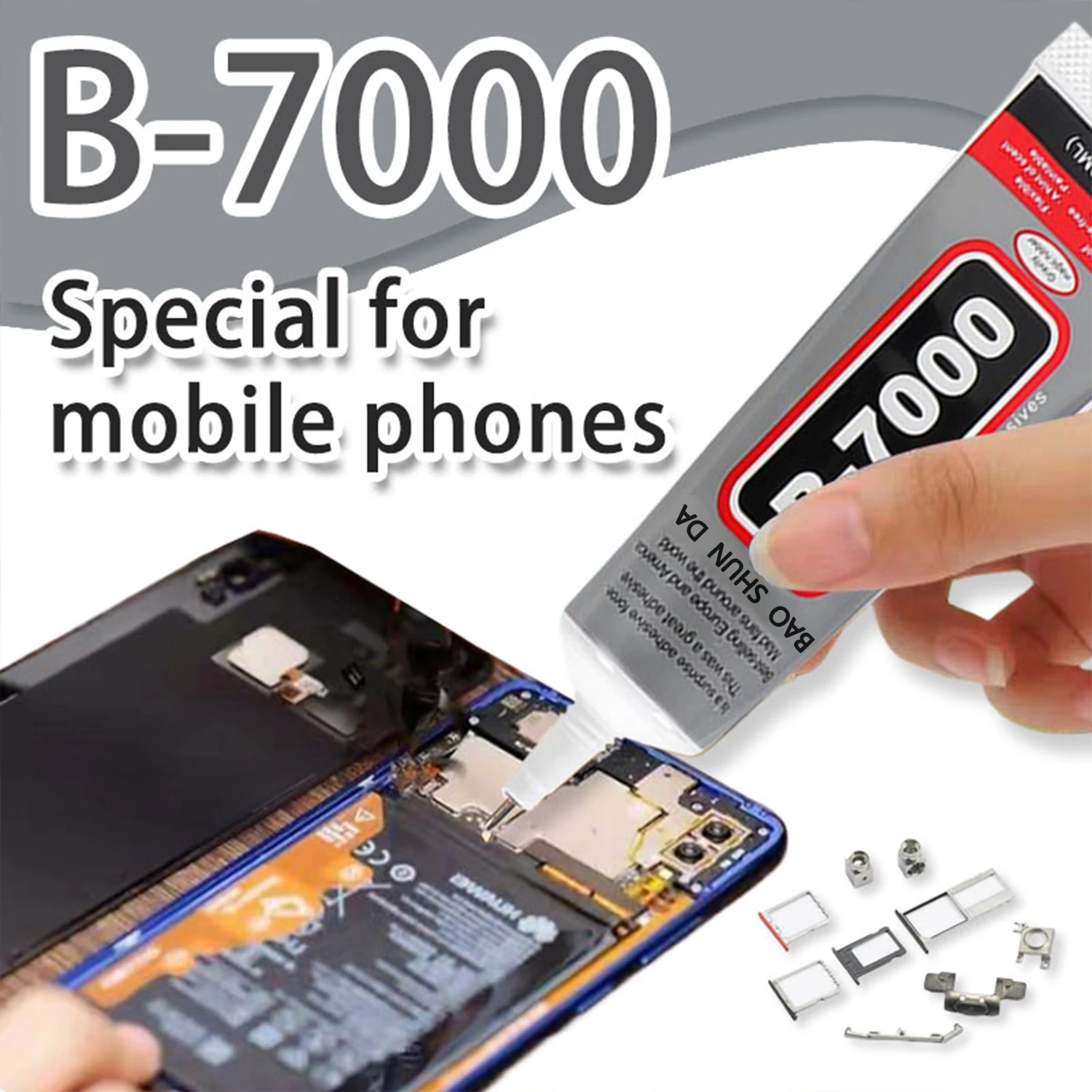 gule per telefono cellulare 15—110ml Colla per schermo telefono cellulare Riparazione rapida Colla trasparente per schermo telefono cellulare Non contiene BPA non tossico Prezzo speciale per schermo