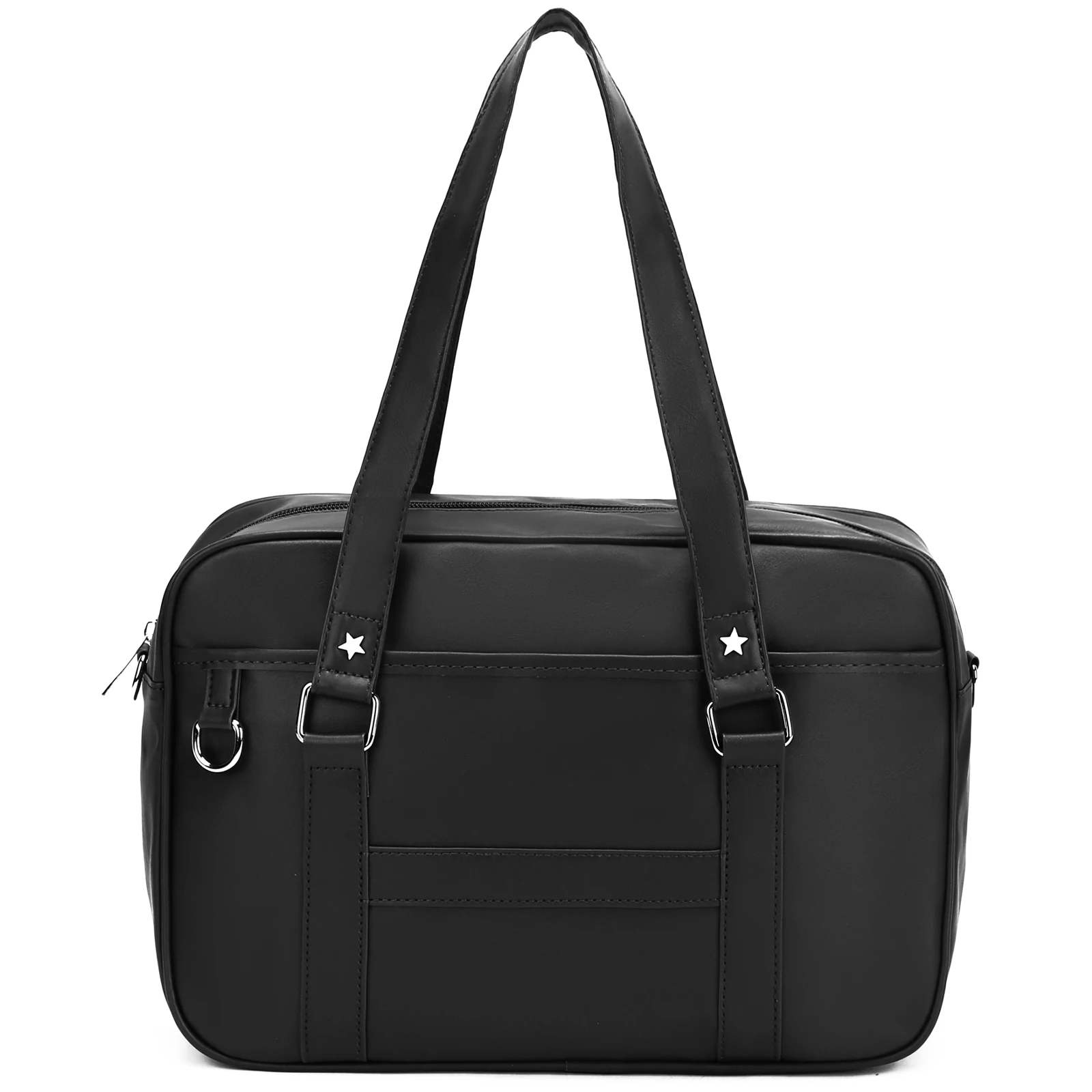 Japanese Style JK Uniform Bag Large Capacity Waterproof PU Leather Shoulder Bag for School Commute Travel