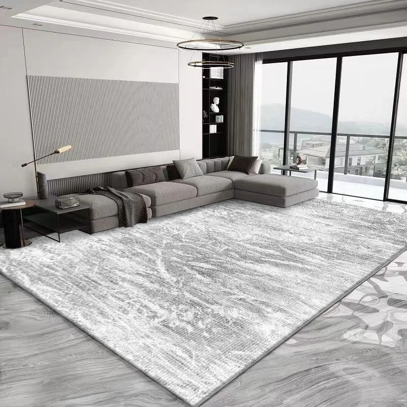 Premium Minimalist Stain Resistant Area Rug Large Size Full Coverage Carpet for Living Room, Bedroom Bedside, Wear Resistant Sof