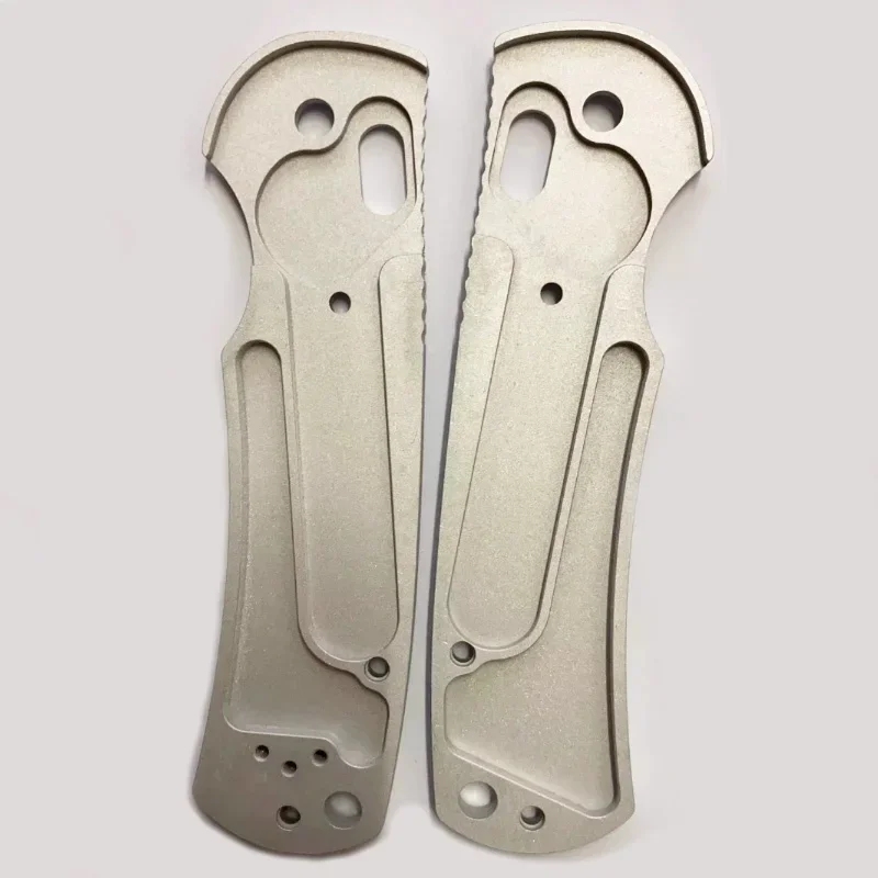 Imagem -05 - Liga de Alumínio Faca Handle Escalas para Genuine Benchmade Griptilian Facas Anodizado Preto Jateamento Par Cores 550 551