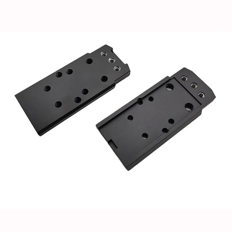 Base per piastra di montaggio per mirino tattico Base in metallo CNC P320 adatta per accessori universali per pistola SIG Red Dot Sight