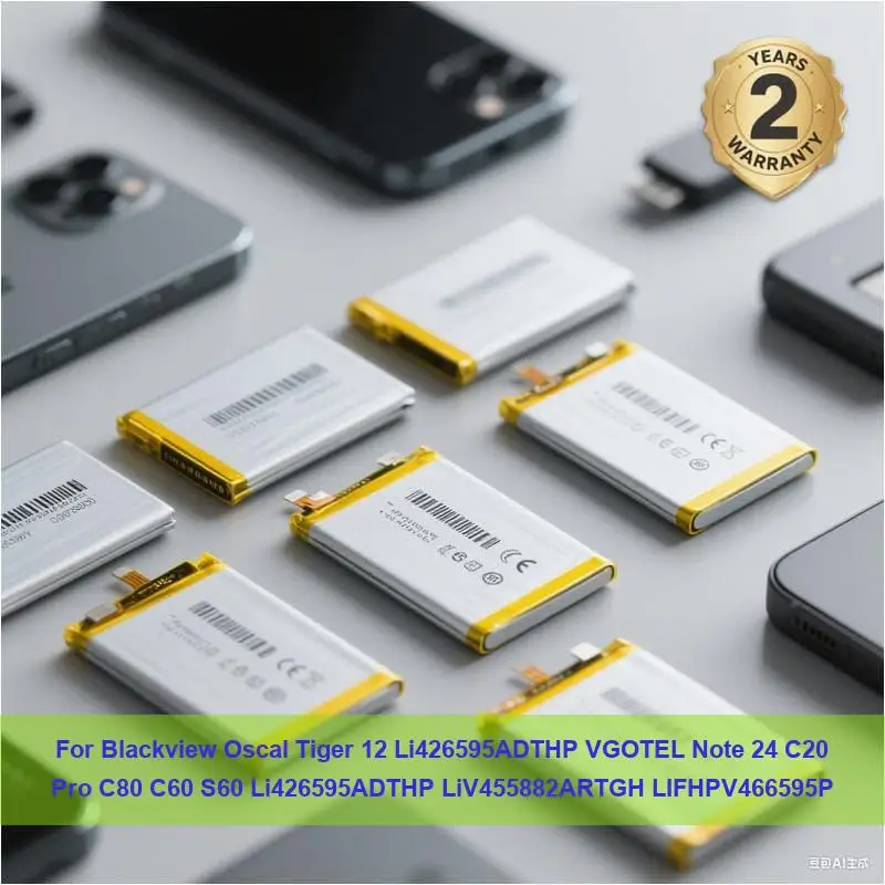 

Battery For Blackview Oscal Tiger 12 Li426595ADTHP VGOTEL Note 24 C20 Pro C80 C60 S60 Li426595ADTHP LiV455882ARTGH LIFHPV466595P