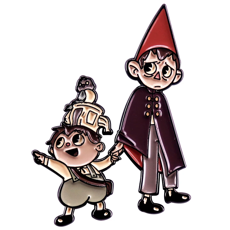 Adventure Animation Inspired Enamel Pin Cute Animated characters Wirt and Gregs Lapel Pin